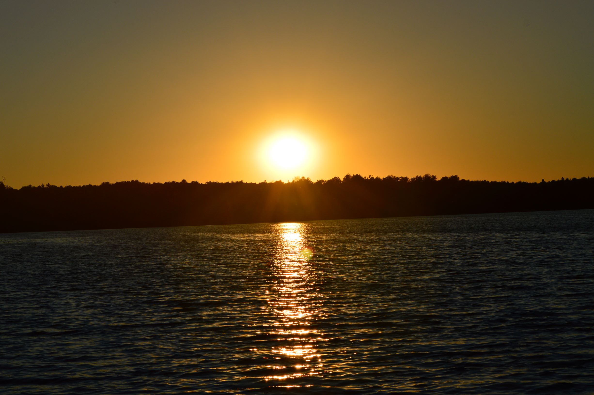 Nelson Lake Sunset Tall Pines Resort